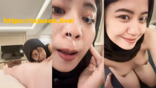 hijab spong kontol bula crot di muka